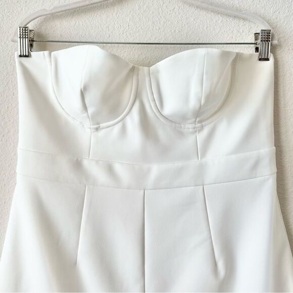 NWT Michael Costello x Revolve Karina Romper in White Size Large - Picture 5 of 9